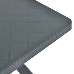 Bistro Table 70x70x72 cm Plastic Green