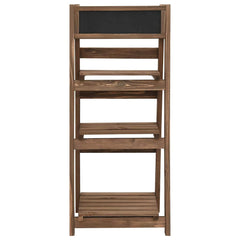 vidaXL Plant Stand | Natural Wood | Solid Fir Wood | 40x30x90 cm | Durable 2