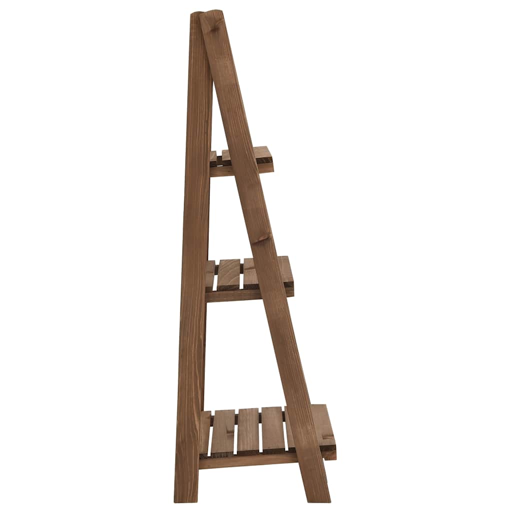 vidaXL Plant Stand | Natural Wood | Solid Fir Wood | 40x30x90 cm | Durable 3