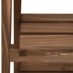 vidaXL Plant Stand | Natural Wood | Solid Fir Wood | 40x30x90 cm | Durable 6