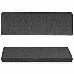 vidaXL Carpet Stair Tread | Set of 15 | Anthracite 4