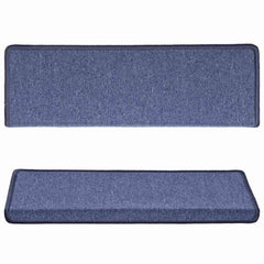 vidaXL Carpet Stair Tread | Set of 15 | Blue 4