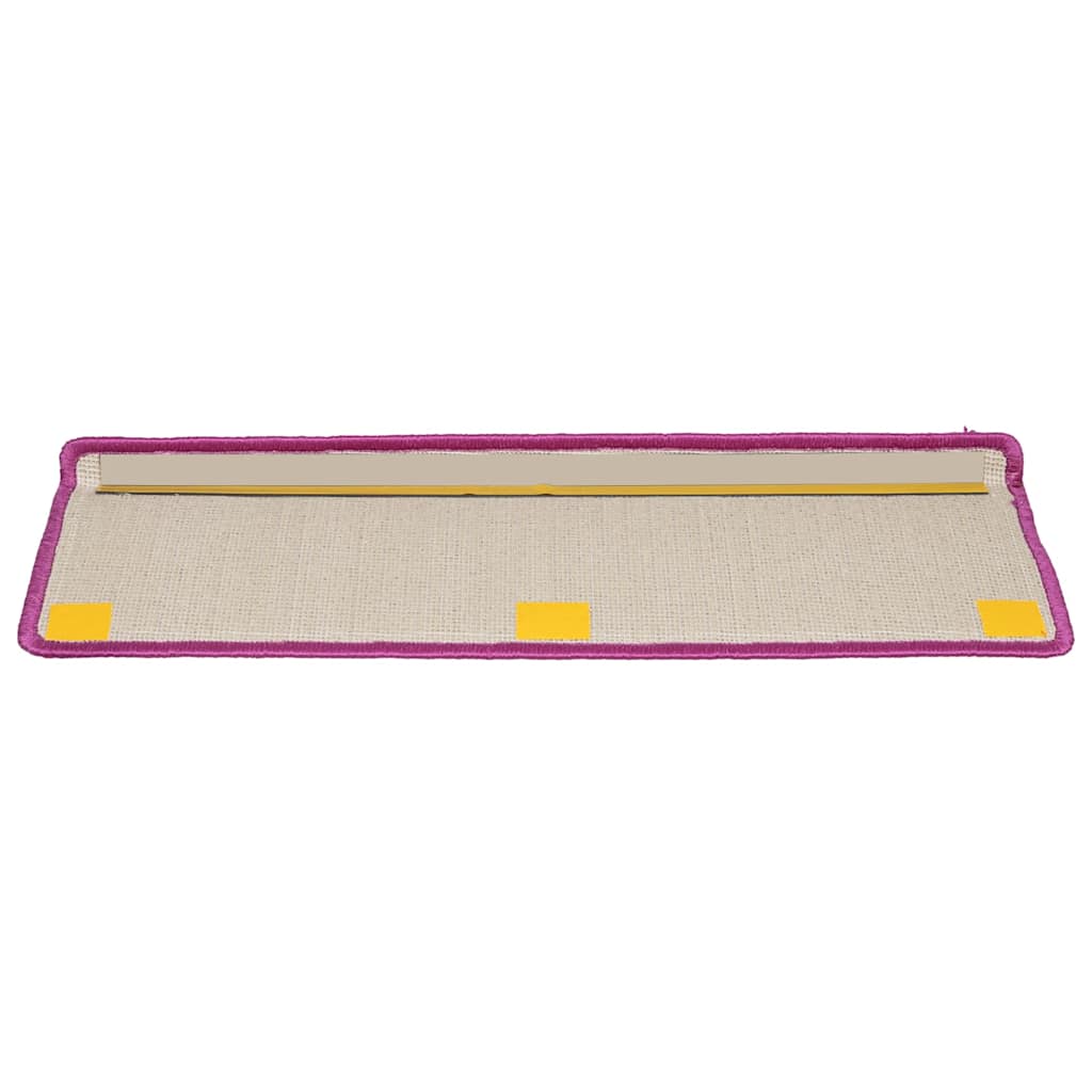 vidaXL Carpet Stair Tread | Set of 15 | Violet | 100% polypropylene | 65x21x4 cm 5