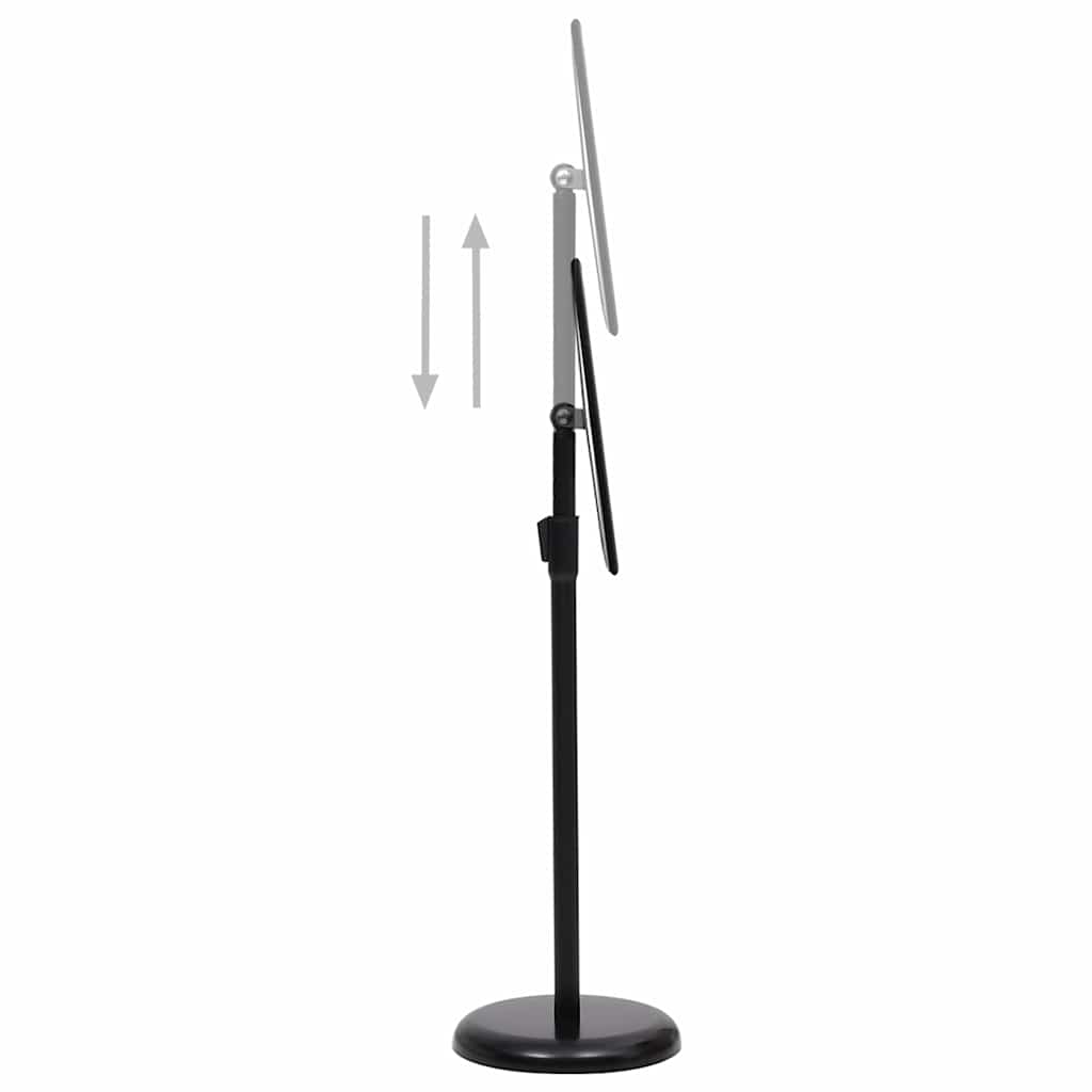 vidaXL A4 Pedestal Poster Stand Black Aluminium Alloy 6