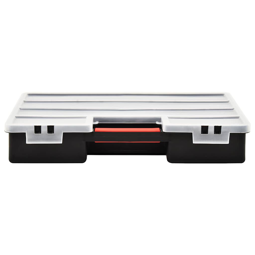 vidaXL Assortment Boxes 2 pcs with Adjustable Dividers 460x325x80 mm Plastic 4