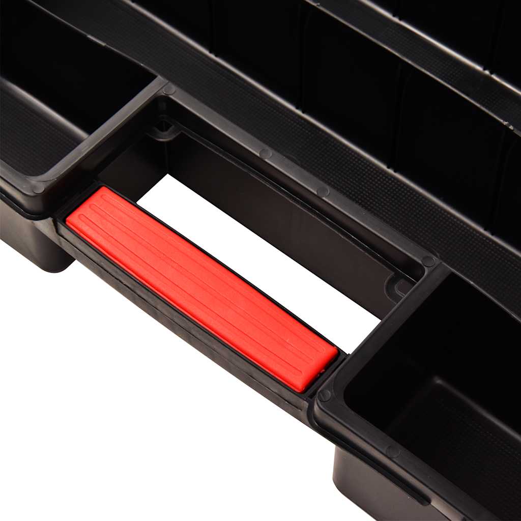 vidaXL Assortment Boxes 2 pcs with Adjustable Dividers 460x325x80 mm Plastic 5