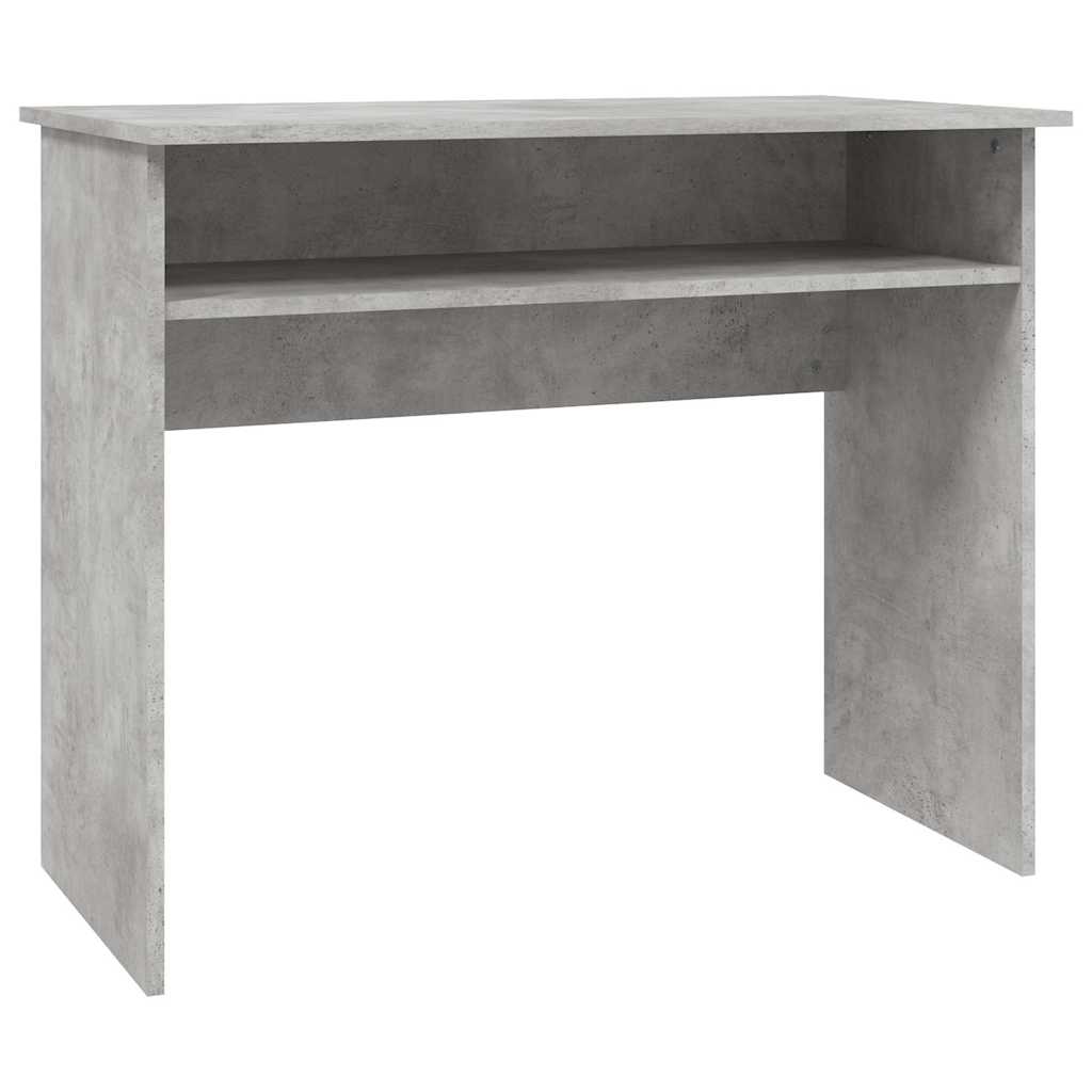 vidaXL Desk | Concrete grey | Engineered wood | Compact | Desk | Rectangular 2