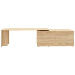 vidaXL Coffee Table | Sonoma oak | Engineered wood | Larger size | Coffee Table 6