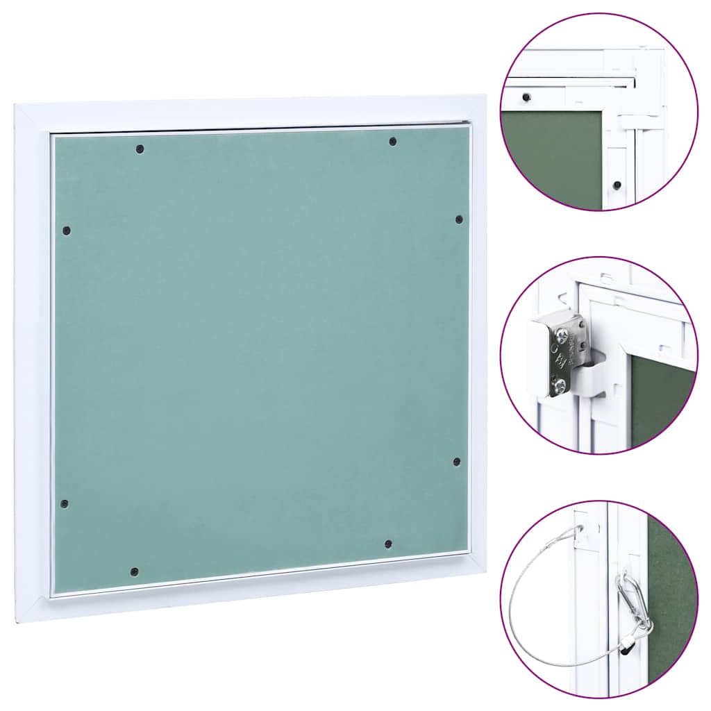 vidaXL Access Panel with Aluminium Frame and Plasterboard 300x300 mm 1