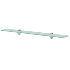 vidaXL Floating Shelf | Set of 2 | Clear | Tempered safety glass | 70x10 cm 2