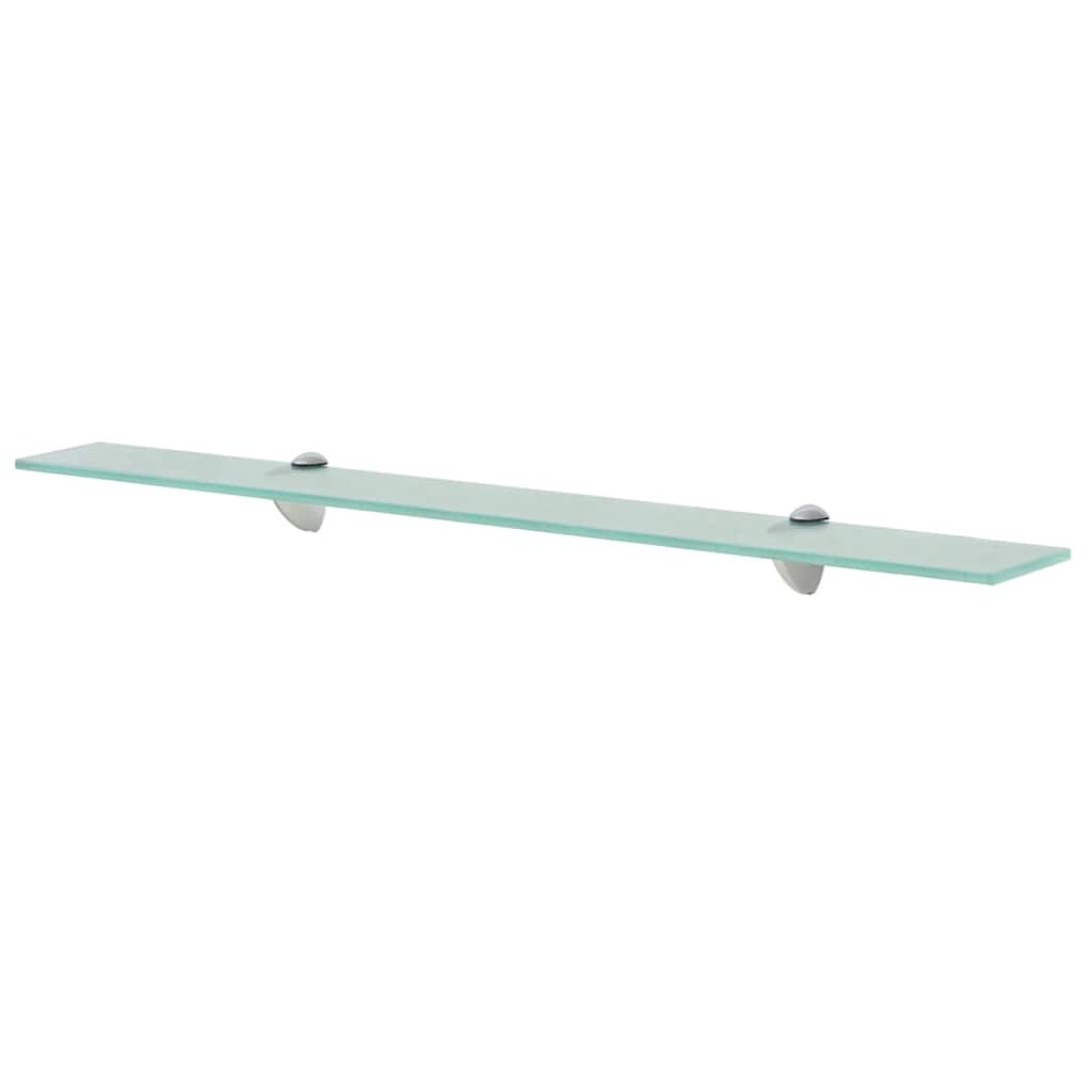 vidaXL Floating Shelf | Set of 2 | Clear | Toughened safety glass | 80 x 10 cm 2