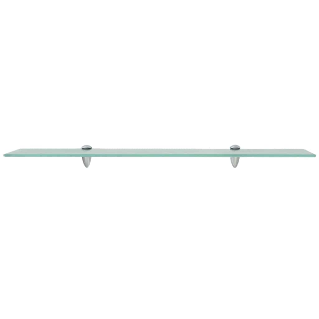 vidaXL Floating Shelf | Set of 2 | Clear | Toughened safety glass | 80 x 10 cm 3