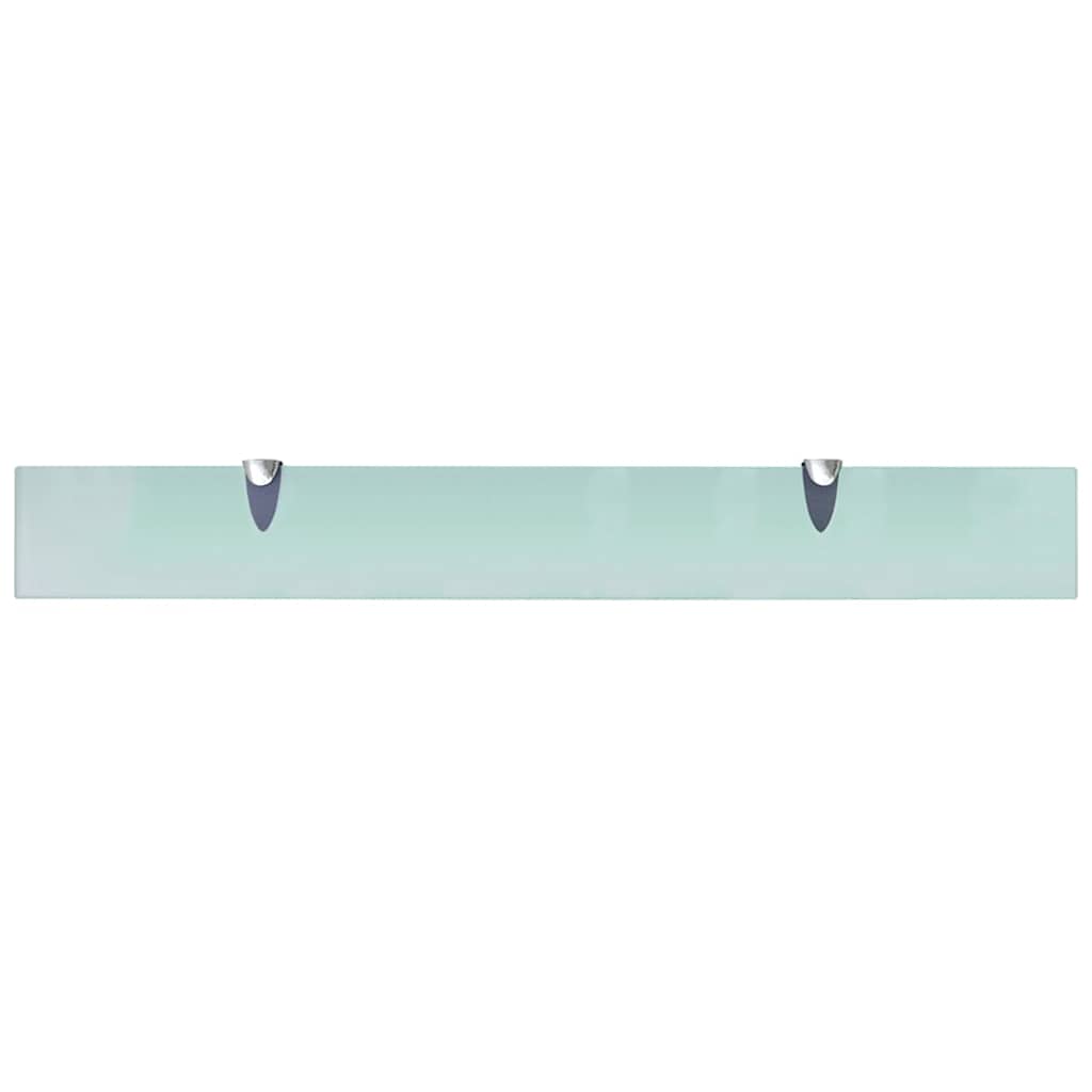 vidaXL Floating Shelf | Set of 2 | Clear | Toughened safety glass | 80 x 10 cm 4