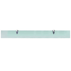 vidaXL Floating Shelf | Set of 2 | Clear | Tempered safety glass | 90x10 cm 4