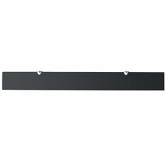 vidaXL Floating Shelf | Set of 2 | Black | Tempered safety glass, Zinc alloy 4