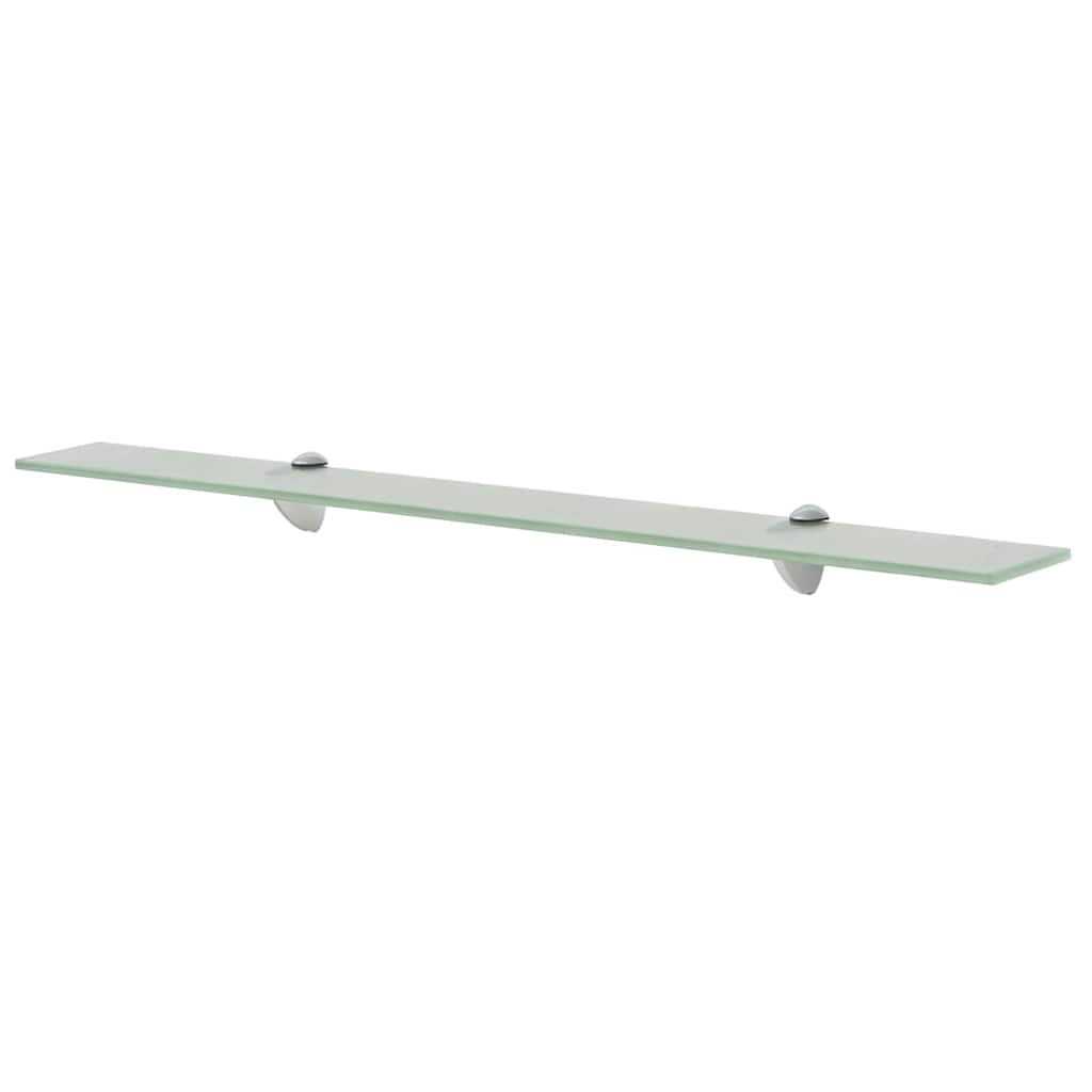 vidaXL Floating Shelf | Set of 2 | Frosted | Tempered safety glass | 80x10cm 2