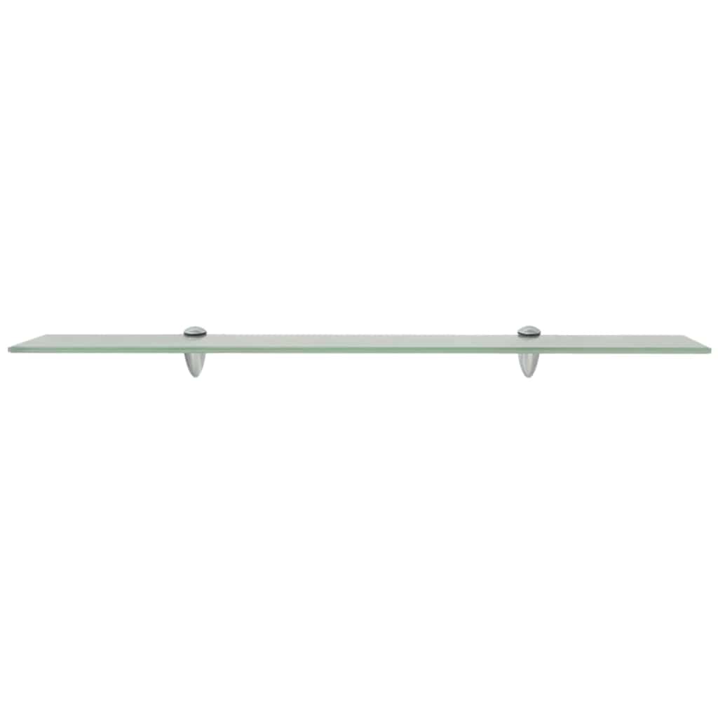 vidaXL Floating Shelf | Set of 2 | Frosted | Tempered safety glass | 80x10cm 3