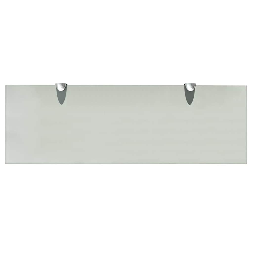 vidaXL Floating Shelf | Set of 2 | Frosted | Tempered safety glass | 60x20cm 4