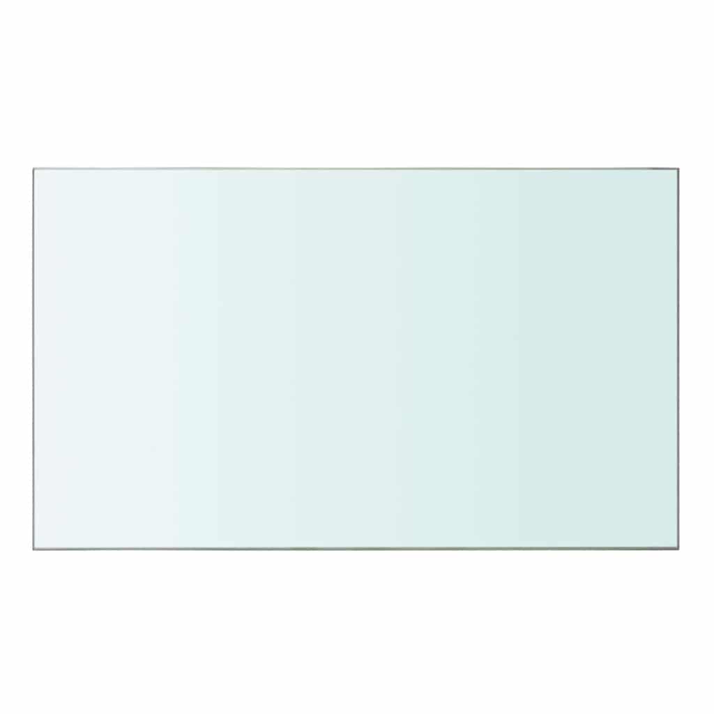 Shelves Panel Glass Clear 2 Length 30 cm 50 cm