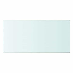 vidaXL Glass Panel | Set of 2 | Clear | Tempered glass | 60x30 cm | Glass Shelf 3