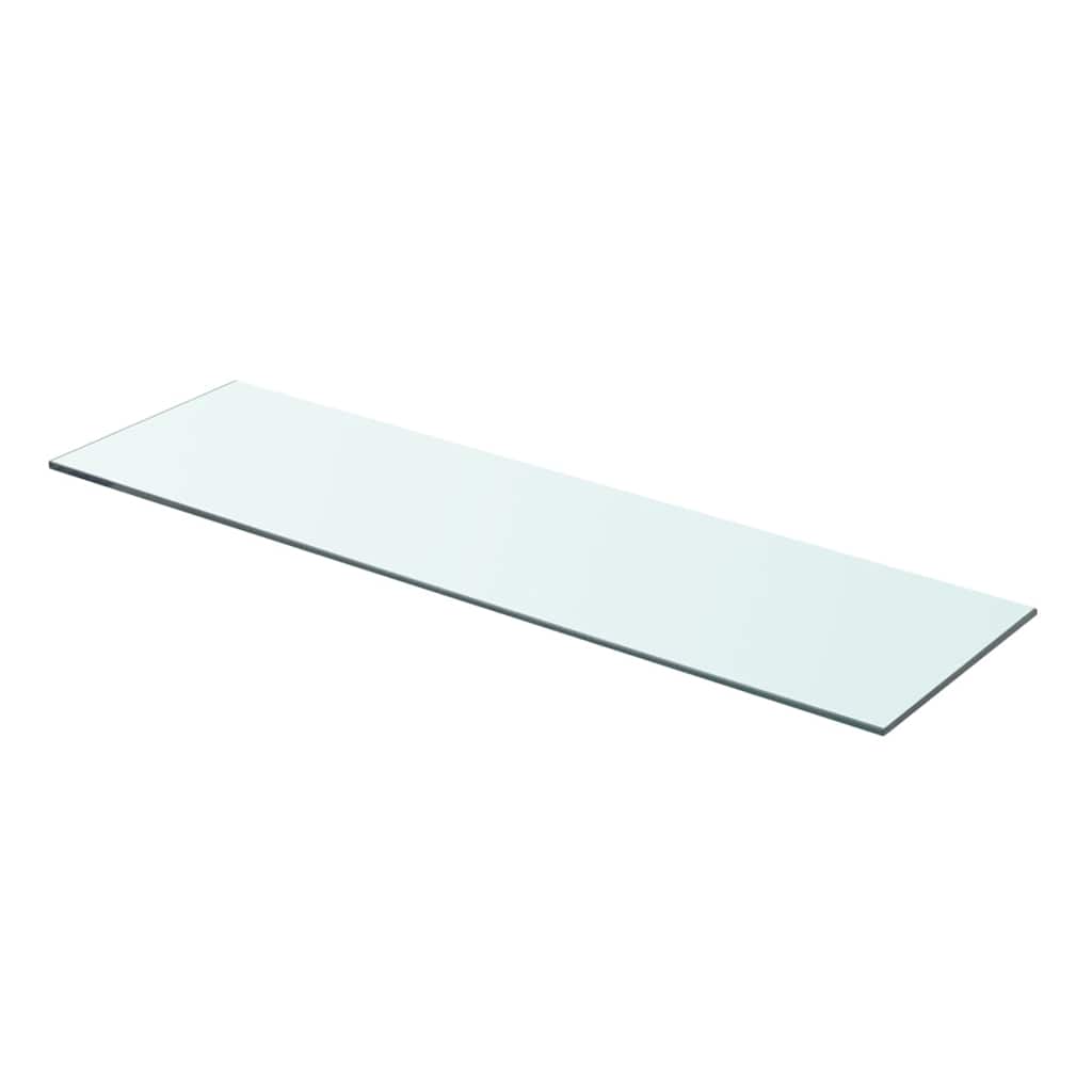 vidaXL Glass Panel | Set of 2 | Clear | Tempered Glass | 70x20 cm | Glass Shelf 2