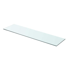 vidaXL Glass Panel | Set of 2 | Clear | Tempered Glass | 80x20 cm | Durable 2
