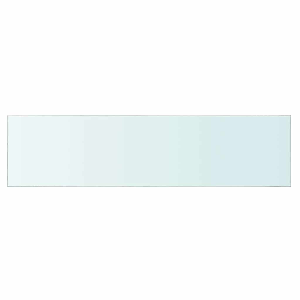 vidaXL Glass Panel | Set of 2 | Clear | Tempered Glass | 80x20 cm | Durable 3