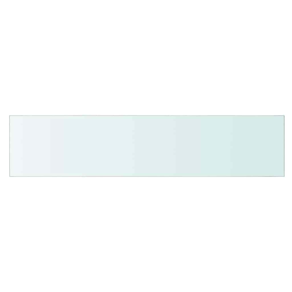 vidaXL Glass Panel | Set of 2 | Clear | Tempered Glass | 90x20 cm 3
