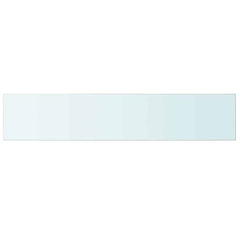 vidaXL Glass Panel | Set of 2 | Clear | Tempered glass | 100x20 cm 3