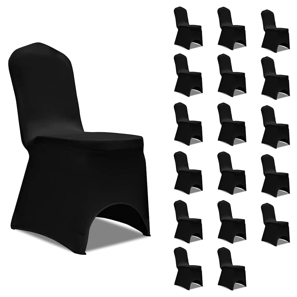 Chair Cover Stretch Black 18