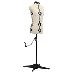 Adjustable Dress Form Female Size 33-40 Cream S