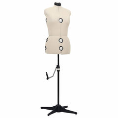 Adjustable Dress Form Female Size 33-40 Cream M