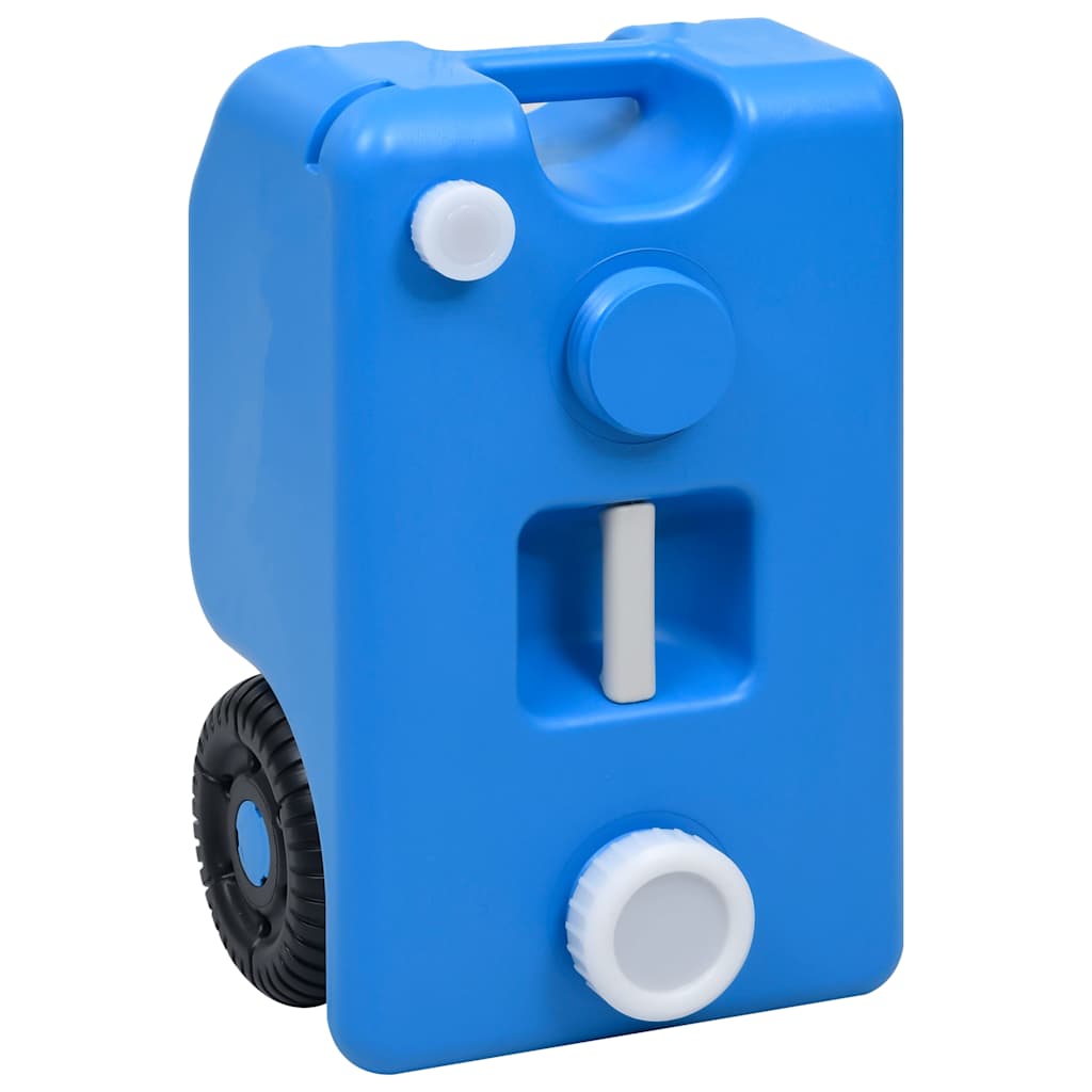 30131 vidaXL Wheeled Water Tank for Camping 25 L Blue 3