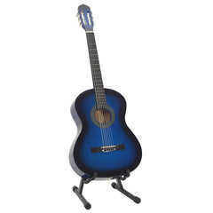 8 Piece Classical Guitar Beginner Blue 4/4 39