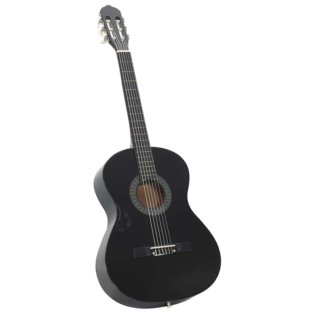 8 Piece Classical Guitar Beginner Black 4/4 39