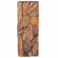 288807 vidaXL Side Table 30x30x80 cm Solid Teak Wood 2