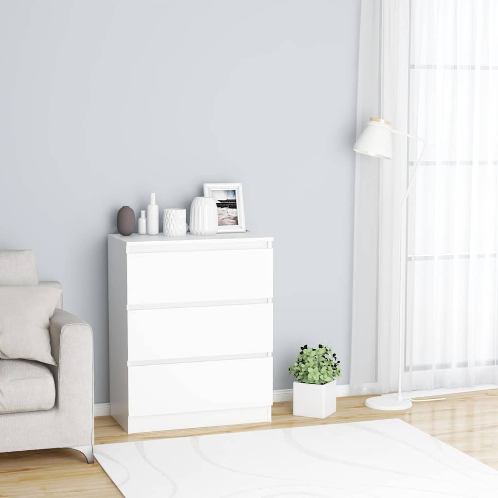 vidaXL Sideboard White 60x35x76 cm Engineered Wood 3
