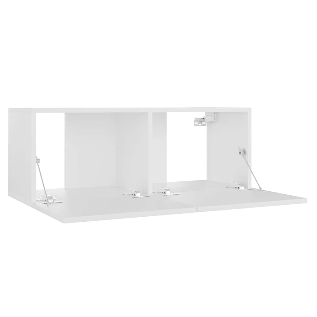 vidaXL Tv Cabinet | White | Engineered wood | Small | Drop-Down | TV Cabinet 5