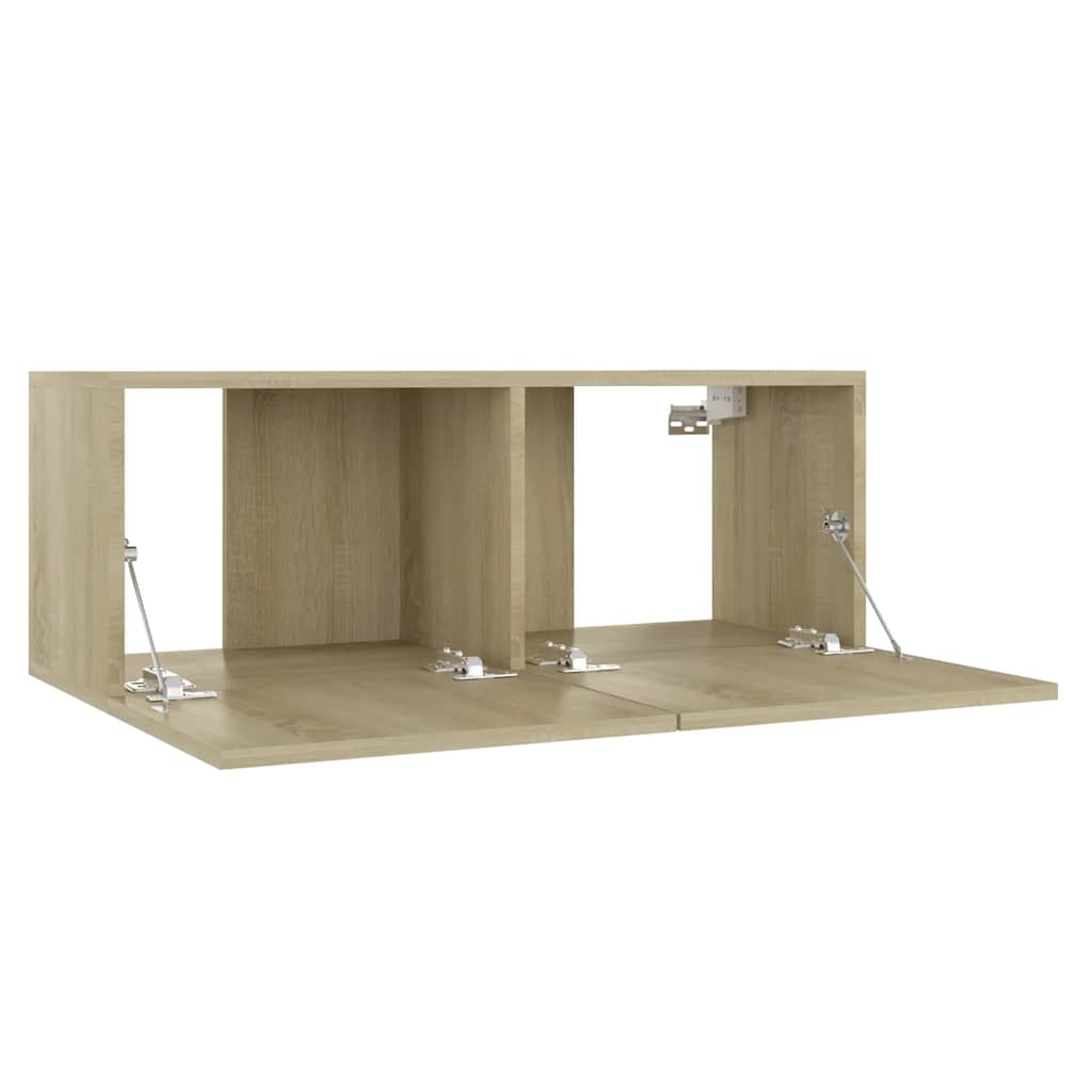 vidaXL TV Cabinet | Sonoma Oak | Engineered Wood | 80x30x30 cm | TV Cabinet 5
