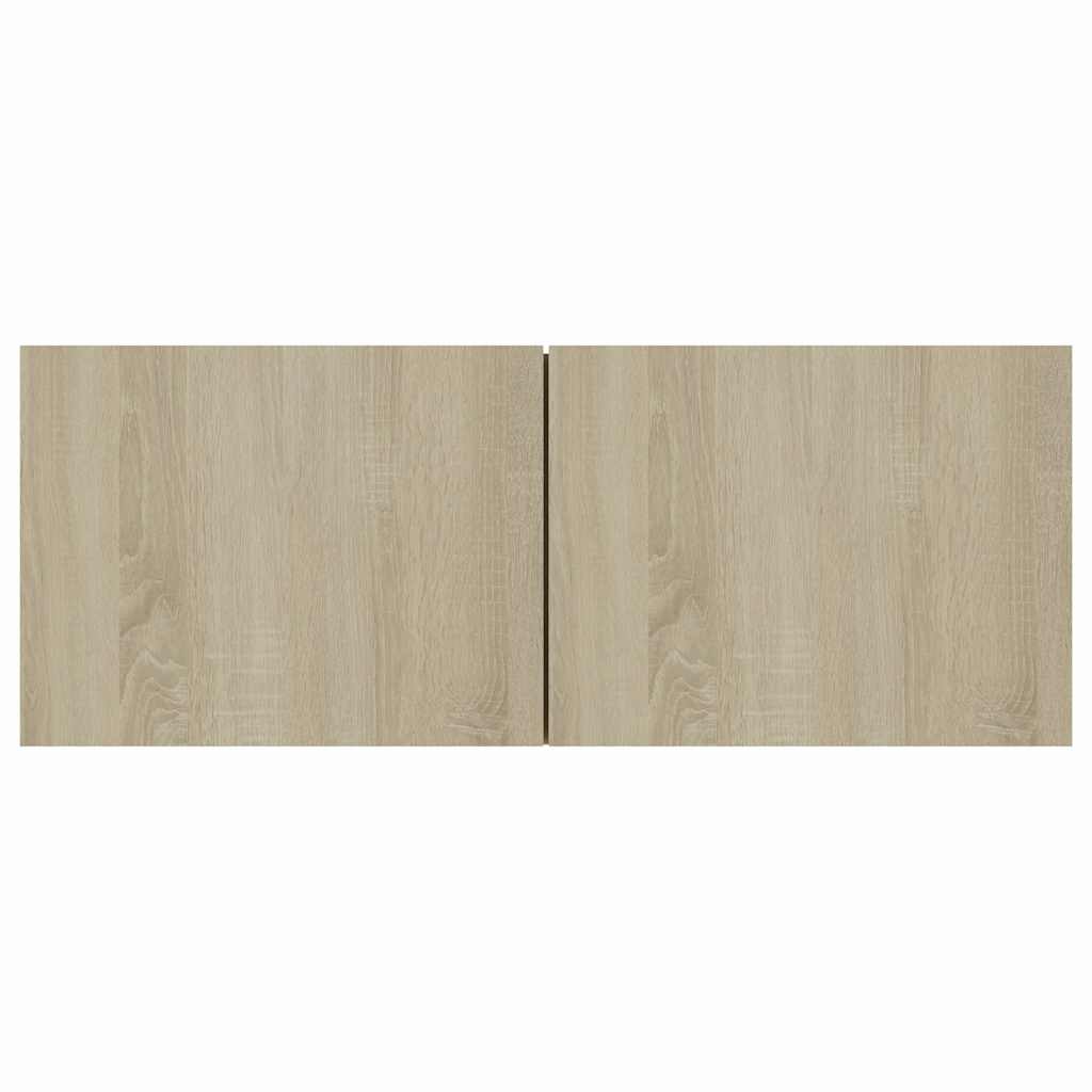 vidaXL TV Cabinet | Sonoma Oak | Engineered Wood | 80x30x30 cm | TV Cabinet 6
