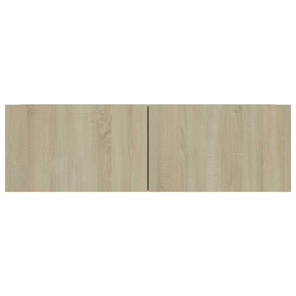 801484 vidaXL TV Cabinet Sonoma Oak 100x30x30 cm Engineered Wood 5