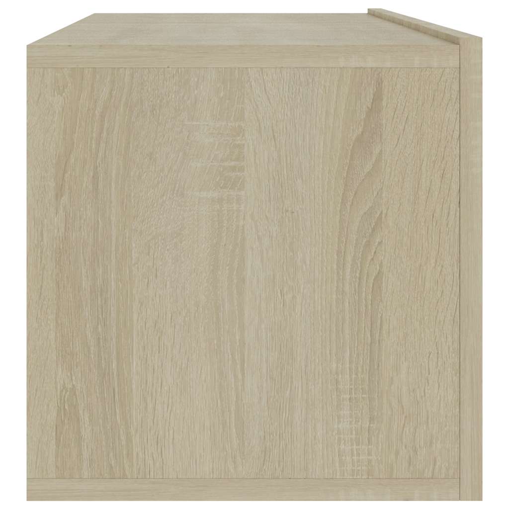 801484 vidaXL TV Cabinet Sonoma Oak 100x30x30 cm Engineered Wood 6