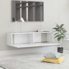 vidaXL TV Cabinet White 120x30x30 cm Engineered Wood 4
