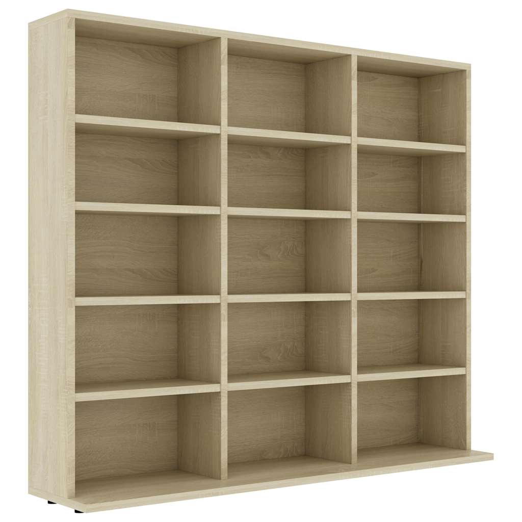 CD Cabinet 100x23x89,5 cm Engineered Wood Height 89.5 cm Sonoma oak