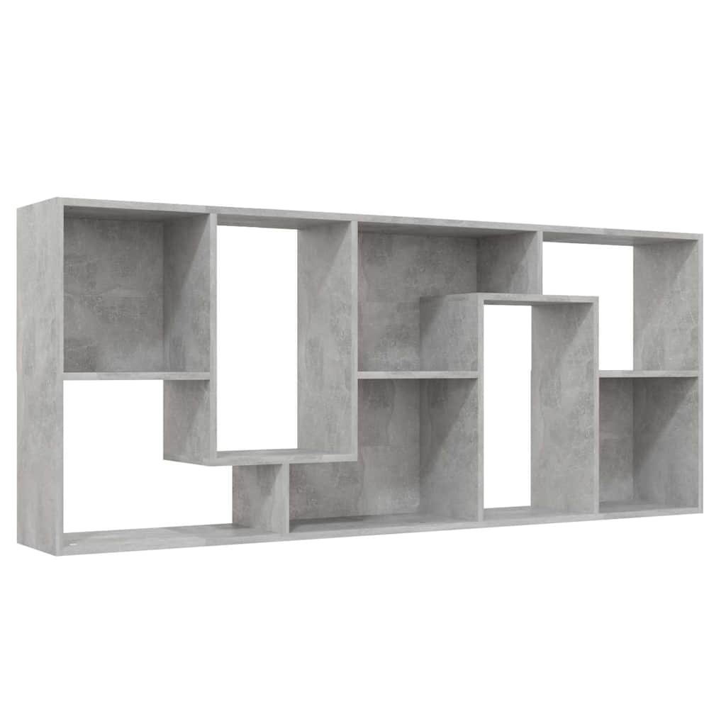 vidaXL Book Cabinet | Concrete grey | Engineered wood | 67x24x161 cm 6
