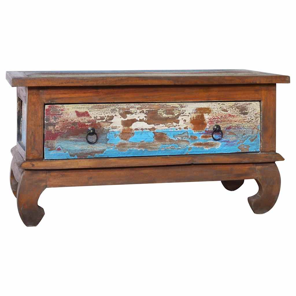 289057 vidaXL Coffee Table 80x50x40 cm Reclaimed Teak Wood 1