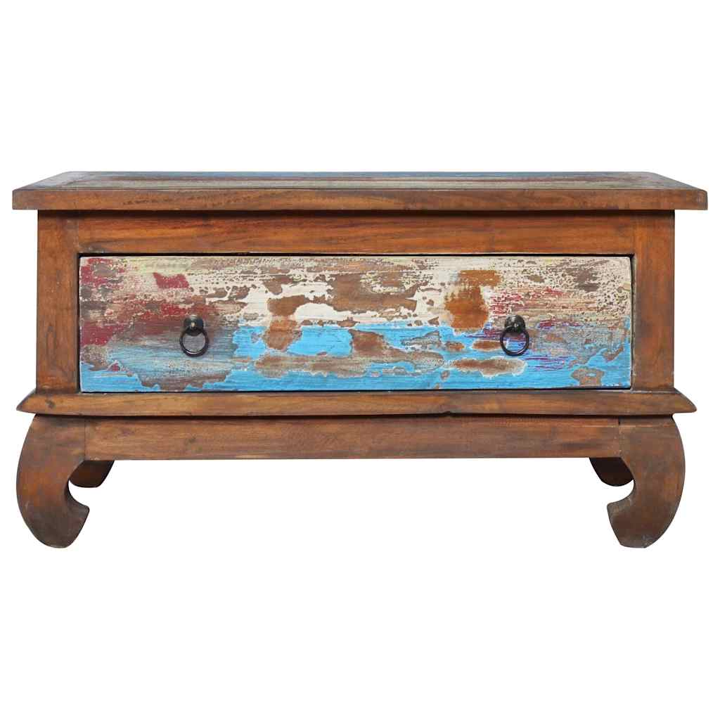 289057 vidaXL Coffee Table 80x50x40 cm Reclaimed Teak Wood 3