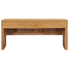 vidaXL TV Cabinet | Natural Teak | Solid Teak Wood | Medium | TV Cabinet 3