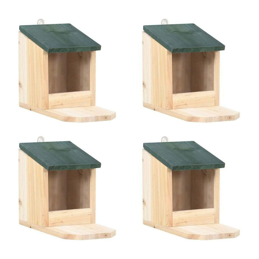 vidaXL Squirrel House | Natural Wood | Firwood, PVC | Medium | Tiltable 1