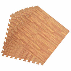 vidaXL Floor Mats 6 pcs Wood Grain 2.16 ㎡ EVA Foam 3